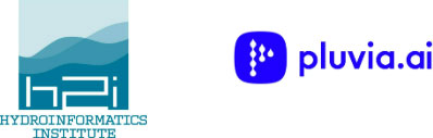 Urban Water Resilience | Hydroinformatics Institute and Pluvia logos
